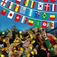 thumbnail image 3 of Naiovety Cuerda Bandera Bar Top 24/32 Naciones Copa Europea Percha pequeña Adorno de Navidad Home Garden Sign Banderín Banner 8 / 10m Type2 NO2, 3 of 6