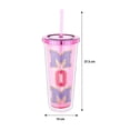 thumbnail image 3 of Vaso Way to Celebrate Día de la Madre de Plástico de Doble Pared con Tapa y Popote para Bebidas Frías de 650 ml., 3 of 4