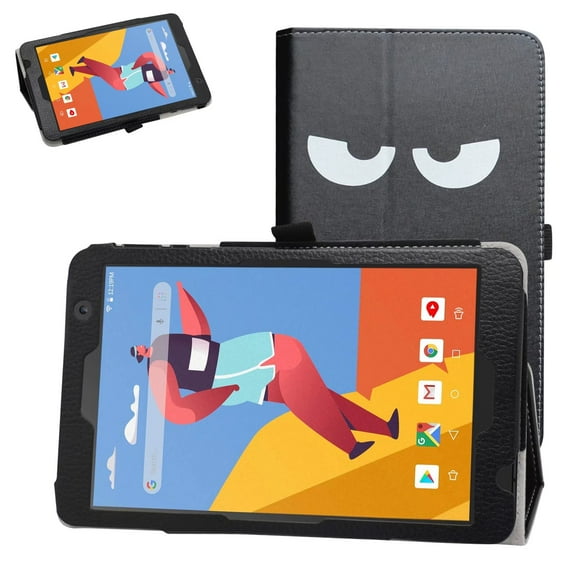 Labanema 8" VANKYO MatrixPad S8 Tablet Case, PU Leather Folio Stand Protective Case, Cover for 8" VANKYO MatrixPad S8 Tablet (Big Eyes)