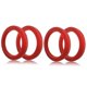 thumbnail image 1 of 4Pcs Grouphead Gasket 8mm for E61 Espresso Coffee Machine - Red Silicone Ring Compatible for EXPOBA, 1 of 5