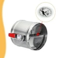 thumbnail image 3 of Uxcell 2" Duct Damper Flap, 304 Stainless Steel HVAC Manual Volume Dampers, 3 of 5