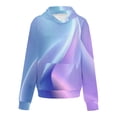 thumbnail image 5 of Bovemsi Sweatshirt for Women Large Hoodie With Gradient Print Plus Size Long Sleeved Sweater Pullover Autumn Pocket Clothes Comfort Hoodie, 5 of 7