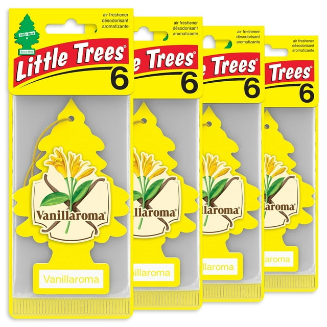 Assainisseurs d'air LITTLE TREES Vanillaroma 24 Count