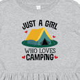 thumbnail image 4 of Inktastic Just a Girl Who Loves Camping Girls Toddler Dress, 4 of 5