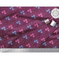 thumbnail image 3 of Soimoi Poly Georgette Fabric Leaves & Floral Artistic Print Fabric by the Yard 42 Inch Wide, 3 of 5