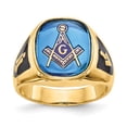 thumbnail image 1 of 14K Yellow Gold Men's Masonic Ring, 1 of 1