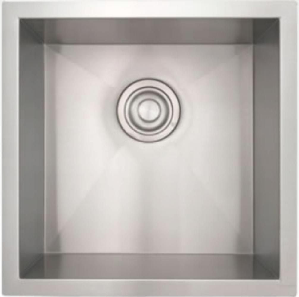 American Imaginations 17-in. W Stainless Steel Laundry Sink With 1 Bowl And 18 GaugeAI-34407