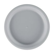 hulanddfd Gray Plates - 7" Round Serving Plates for Dessert Snack Fruit Dishwasher and Microwave Safe Shatterproof Dinner Dishes for Home Office and Travel Outdoor