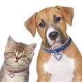thumbnail image 4 of Dog Kingdom mascota lindo collar completo de diamantes de imitación perro brillante en forma de corazón collar de diamantes MFZFUKR CPB-US-YY821-3, 4 of 5