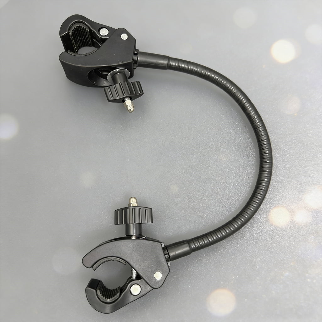 Adjustable Microphone Holder Clamp Gooseneck Arm Clip for Music Recording Equipment and Live Broadcast Accessories