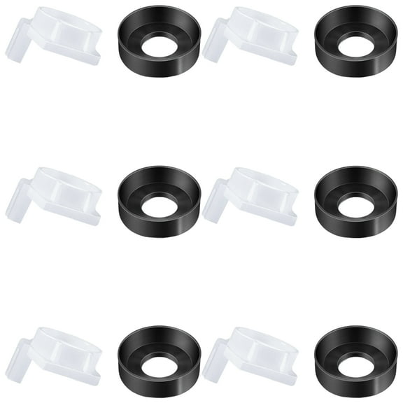 WINDLAND 6Pcs Shower Bathtubs Faucet Repair Set Rubber Seal Diverter Gate Replacement