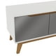 thumbnail image 5 of Rack TV Kappesberg 136 cm Blanco/Gris 3 Puertas, 5 of 10