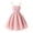 00-Pink511, variant on WOYY Girls Dress Casual Party Bow-Tie Straps Ruched Layered Swing Dress, Black, Sizes 7-12