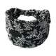 thumbnail image 1 of Sonducket Diademas Bohemian Sport Banda para el sudor Pañuelo de ala ancha Accesorios Yoga Accesorio para el cabello floral negro, 1 of 1