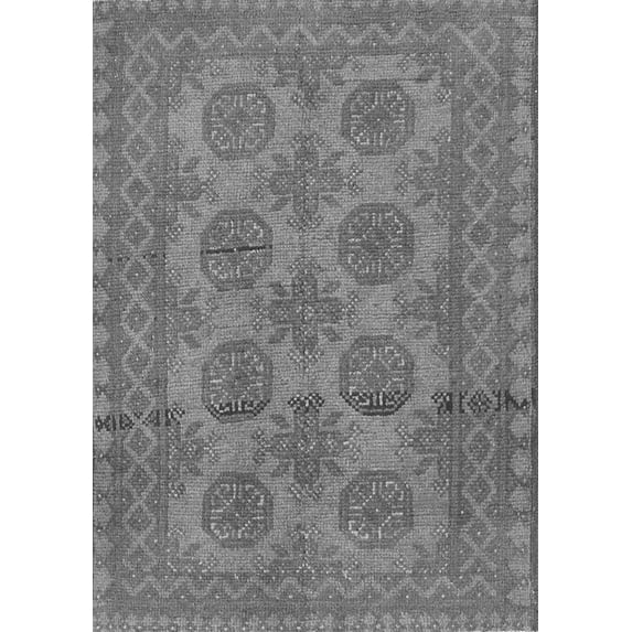 Ahgly Company Indoor Rectangle Persian Gray Traditional Area Rugs, 7' x 10'