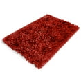 thumbnail image 4 of Mainstays Performance Shiny Chenille Absorbent Memory Foam Bath Mat, 17x24”, Red, 4 of 6