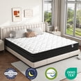 thumbnail image 4 of King Size 10" Hybrid Mattress - Gel Memory Foam & Pocket Springs, Medium Firm Feel, Motion Isolation, Pressure Relief, CertiPUR-US, 4 of 18