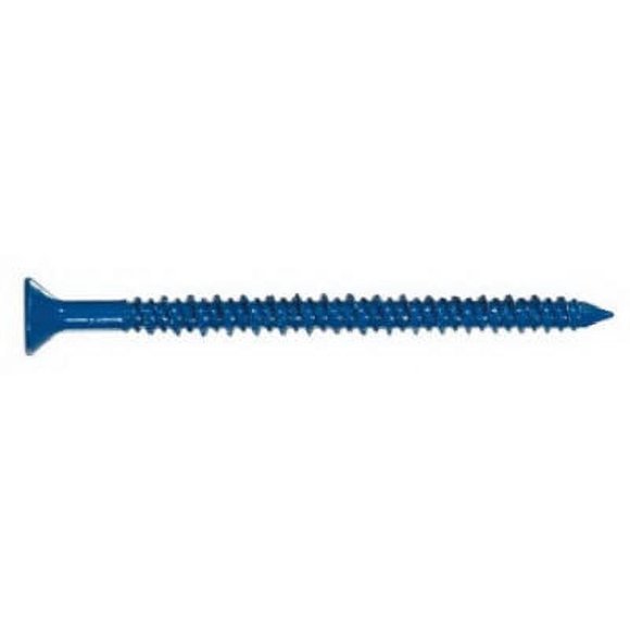 Tapper Concrete Screw with Phillips Flat Head, 1/4 x 1-3/4 In., 100-Pk. - 375308