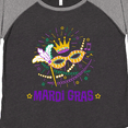 thumbnail image 4 of Inktastic Mardi Gras Party Crown Mask Women's Plus Size T-Shirt, 4 of 5