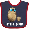 thumbnail image 3 of Inktastic Little Spud Potato Father and Child Boys or Girls Baby Bib, 3 of 4