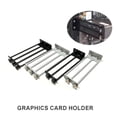 thumbnail image 2 of PCIE VGA Bracket Double Slots GPU Holder Open PC Case Frame Accessories 3 slot black, 2 of 6