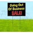 thumbnail image 1 of Going Out Of Business Sale (18" x 24") Yard Sign, Includes Metal Step Stake, 1 of 6