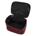thumbnail image 7 of Unique Bargains Floral Makeup Bag Zipper Flower Cosmetic Pouch Red, 7 of 7