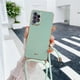 thumbnail image 1 of Funda de silicona con correa de cordón cruzado para Samsung S23 S22 Ultra S21 Plus S20 FE Note 20 A73 A53 A52 A72 A32 A22 A51 A71 Tan Jianjun unisex, 1 of 2