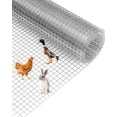 thumbnail image 1 of Malla de Hardware de 1/2 pulgada, Rollo de 36 pulgadas x 50 pies, Malla Metálica Galvanizada para Gallineros, Jaulas de Conejos y Cercas de Jardín, Resistente, 1 of 7
