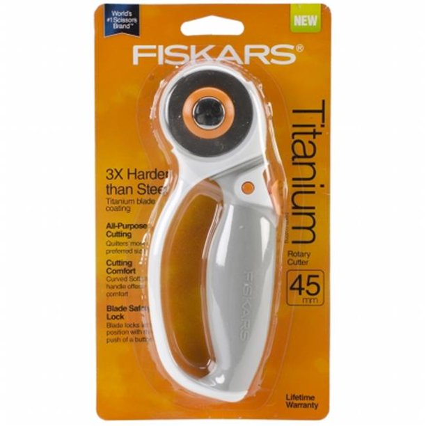 Fiskars 1005874 Titanium Softgrip Comfort Loop Rotary Cutter45mm
