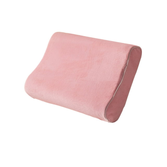 Matoen12 Milk Velvet Polyester Cozy Pillowcase, Household Pillow Protective Cover Microfiber Bed Pillow Cases, Solid Color Home Decor Breathable Skin-Friendly Pillow Case, 16"x24", 1PC, Pink