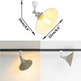 thumbnail image 5 of FSLiving Adjustable Angle H-Type Track Pendangt Light with E26 Silver Base&Khali Metal Cone Shade,Remote Control Dimmable Color Changing Timing Lamp for Home Kitchen Farmhouse,Customizable - 1 Light, 5 of 9