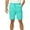 Aqua Chevron, variant on Men's Big & Tall 8" Swim Trunks With Super Stretch Liner