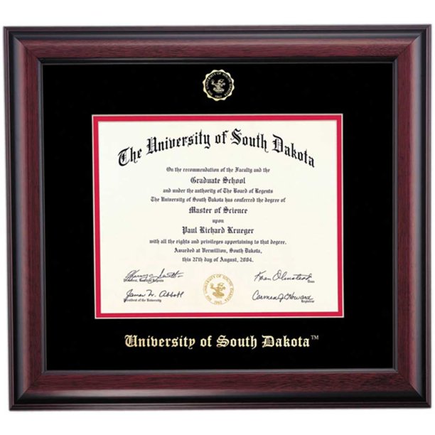 OCM Diploma Frame for University of South Dakota, 16" x 18" Diploma