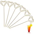 thumbnail image 1 of 6 palitos de fruta dorada en forma de corazón. Adepaton LRWJ959, 1 of 6