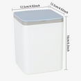 Mini Can With Lid Small Garbage Can For Bathroom Vanity Desktop Table