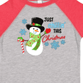 thumbnail image 4 of Inktastic Just Chillin' This Christmas Fun Snowman in Top Hat Boys or Girls Toddler T-Shirt, 4 of 5