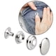 thumbnail image 2 of Muyoka Kit de sujetadores a presión Miuline, broches plateados con perforador de Material y herramientas de ajuste para bolsa, Jeans, ropa, tela, artesanía de cuero Muyoka Hogar, 2 of 7
