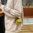 thumbnail image 4 of Odeerbi Reduced Crossbody Bags for Women Personalized Mini Round Ball Female Bag Chain Basketball Bag All-match Satchel Small Bag Yellow, 4 of 4