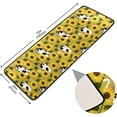 thumbnail image 2 of Dreamtimes Cute Cats Sunflower Hallway Runner Rug 2'x6' Kitchen Rug with Rubber Backing Summer Floral Non Slip Entryway Rug Runner Washable Soft Area Rug for Hallway Bedroom Kitchen Decor, 2 of 6