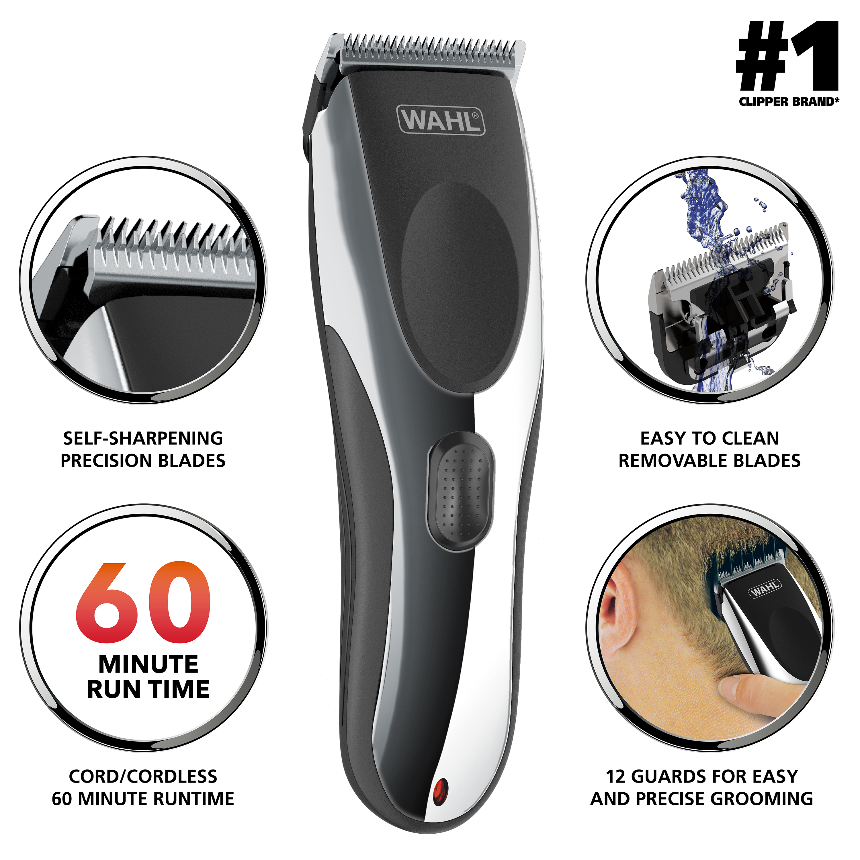 Wahl Haircut & Beard Cordless Trimmer Kit, 22-Piece photo 3