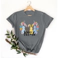 thumbnail image 2 of Mujeres Manga Corta de Verano Tops Día de San Valentín Impreso Cuello Redondo, Camisa de Moda Casual Blusa, 2 of 6