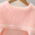 thumbnail image 7 of IVEYRTF Girls Sweaters Gradient Color Knit Top with Cape Long Sleeve Fall Winter Casual French Warm Sweater for Kids 2-13 Years(Pink,3 -4 Years), 7 of 7
