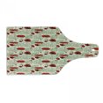 thumbnail image 1 of Poppy Flower Cutting Board, Sketchy Tree Leaves Rural Floral Growth Botany Nature Inspired, Tempered Glass Cutting and Serving Board, Wine Bottle Shape, Scarlet Fern Green Beige, by Ambesonne, 1 of 1