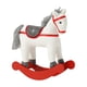 thumbnail image 2 of Adornos navideños, regalos navideños, adorable caballo mecedor de madera, regalo navideño hecho a mano, escultura de caballo de madera para interiores, decoración de escritorio invernal, bandeja escal, 2 of 6