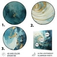 thumbnail image 3 of Designart "VORTEXs Celestial I" Abstract Spirals Metal Wall Art Prints, 3 of 5