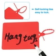 thumbnail image 4 of Plastic Seals Shipping Tags, for Basket Labels Cable Labels Tags Product Identification, 3.1x3.9 Inch Red, 4 of 6
