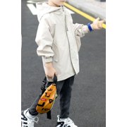 Kids Boys Soft Lightweight Solid Colored Cozy Jacket
