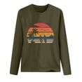 thumbnail image 4 of EQWLJWE Chandails à Manches Longues pour Femmes Entraînement Mode T-Shirts de Printemps Imprimés à Manches Longues Col Rond Décontractés Hauts T-Shirts Vêtements d'Automne pour Femmes, 4 of 6