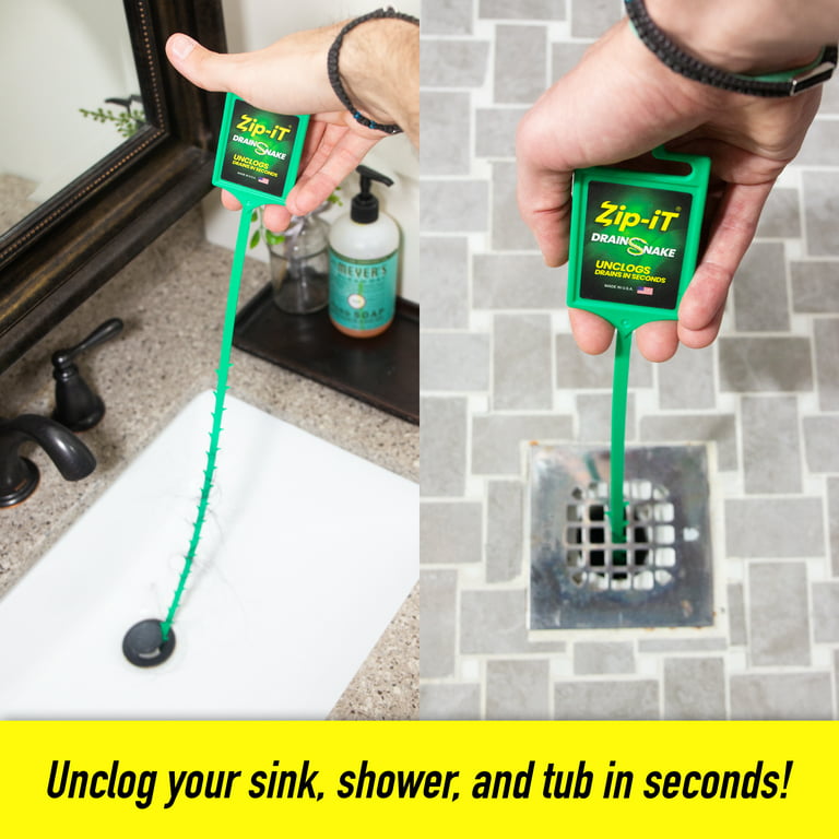 Zip-It drain cleaning tool
